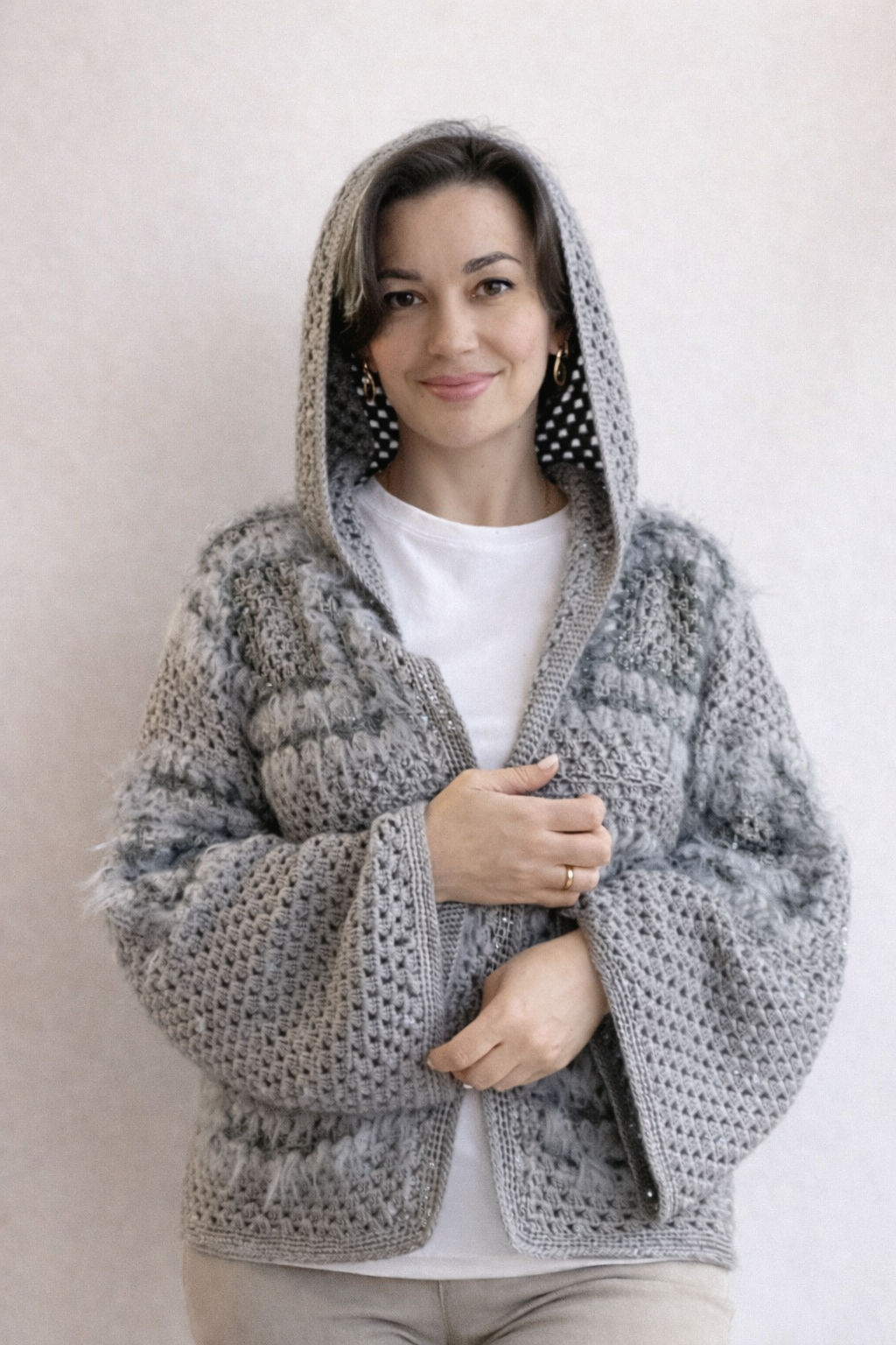 Sequin Mohair Cardigan – Soft Glow Edition