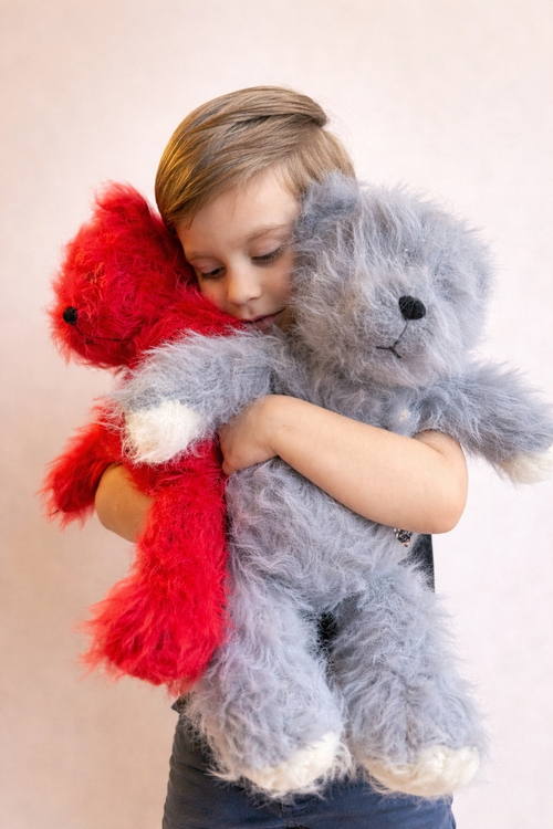 Handmade Plush Teddy Bear | Soft Bunny Toy | Aesthetic Gift for Kids & Nursery Decor