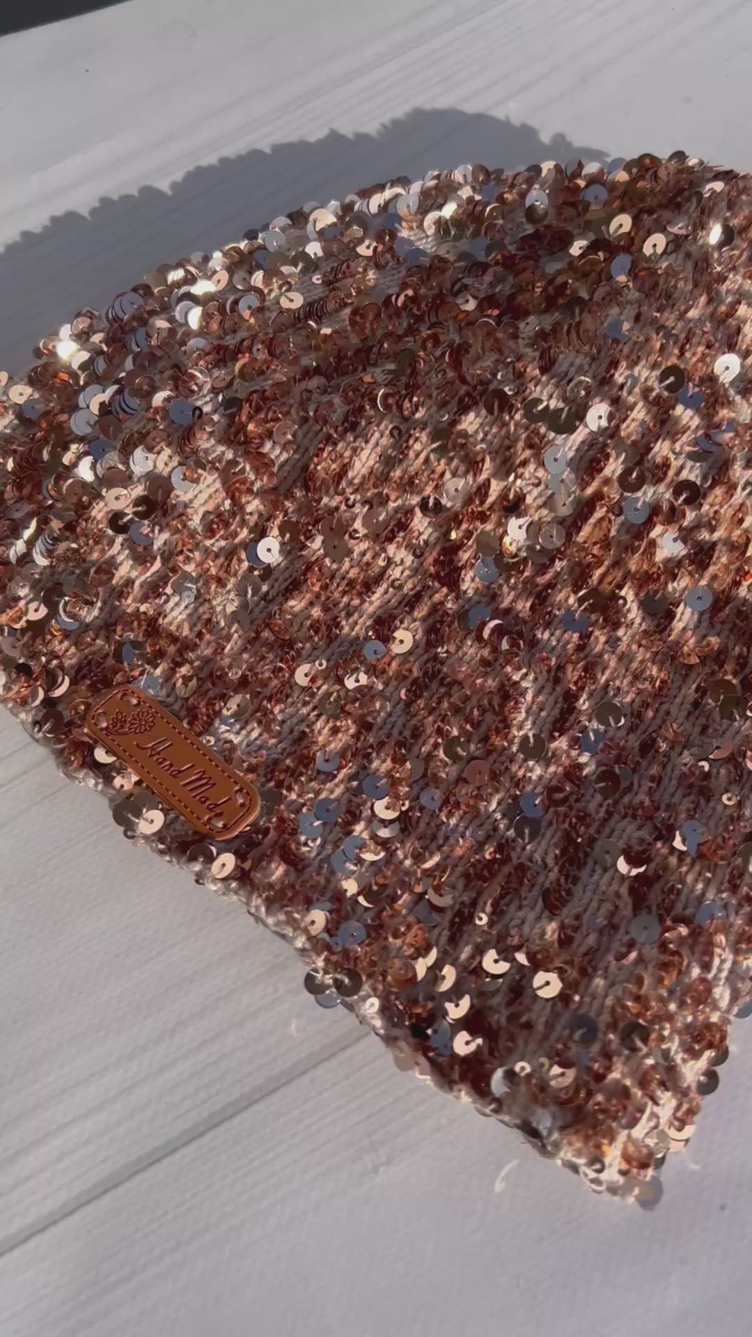 Handmade Sequin Beanie ✨ Luxury Sparkly Hat | Trendy Gift for Her  ✨ -25% LIMITED OFFER